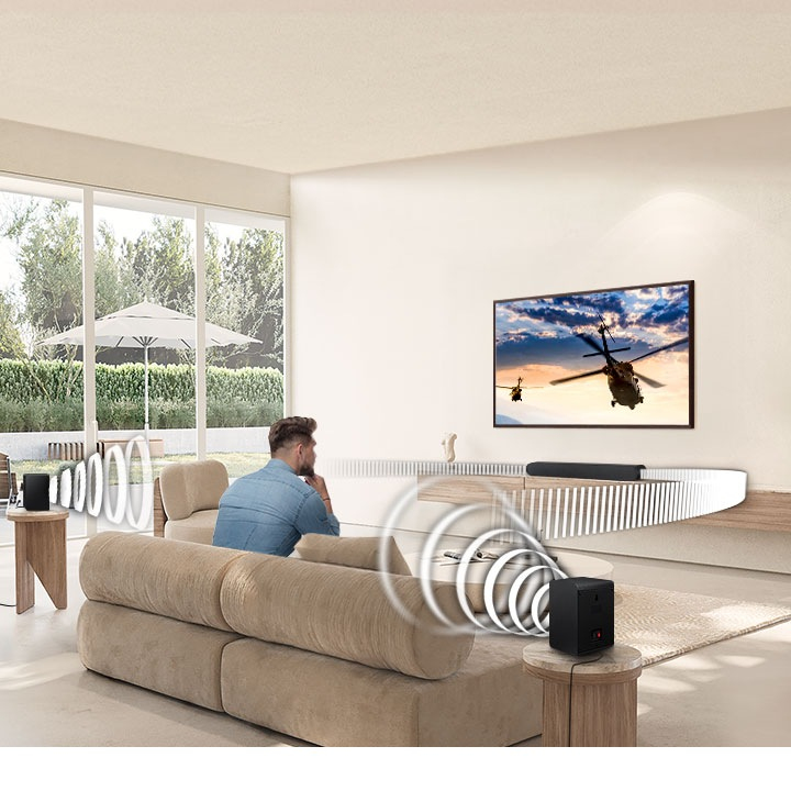 Kabelloser Surround-Sound