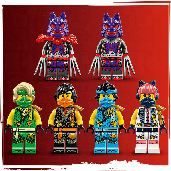 6 NINJAGO® Minifiguren