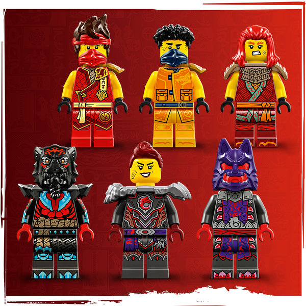 6 NINJAGO® Minifiguren