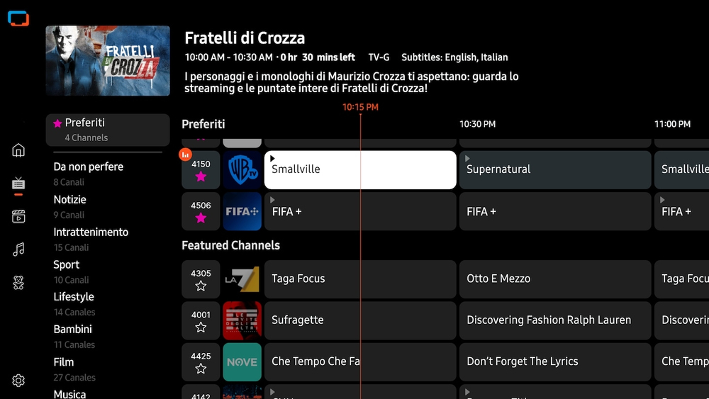 Guarda migliaia di film e serie gratuitamente con Samsung TV Plus.