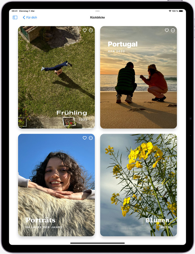 Integrierte Apps für alles Wichtige.