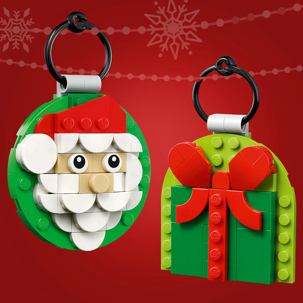 Geschenk und Weihnachtsmann