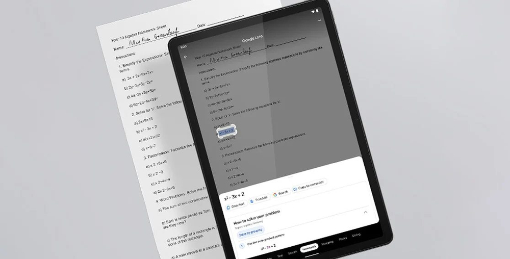 Search what you see with Google Lens