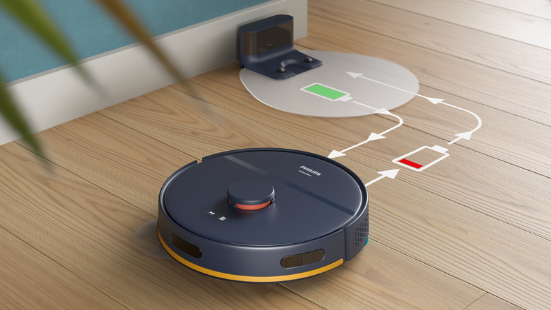 Pulisce fino a 130 minuti con una sola ricarica della batteria