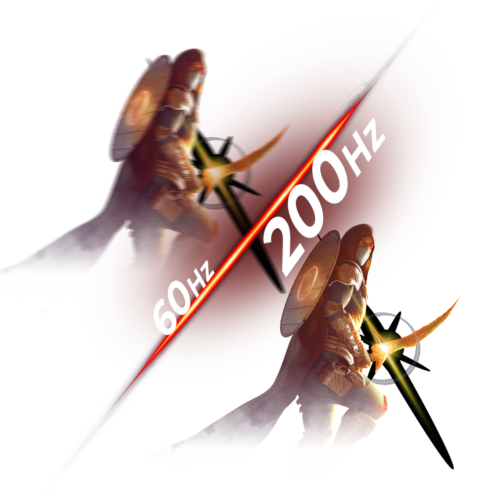 200Hz Frequenza di Aggiornamento