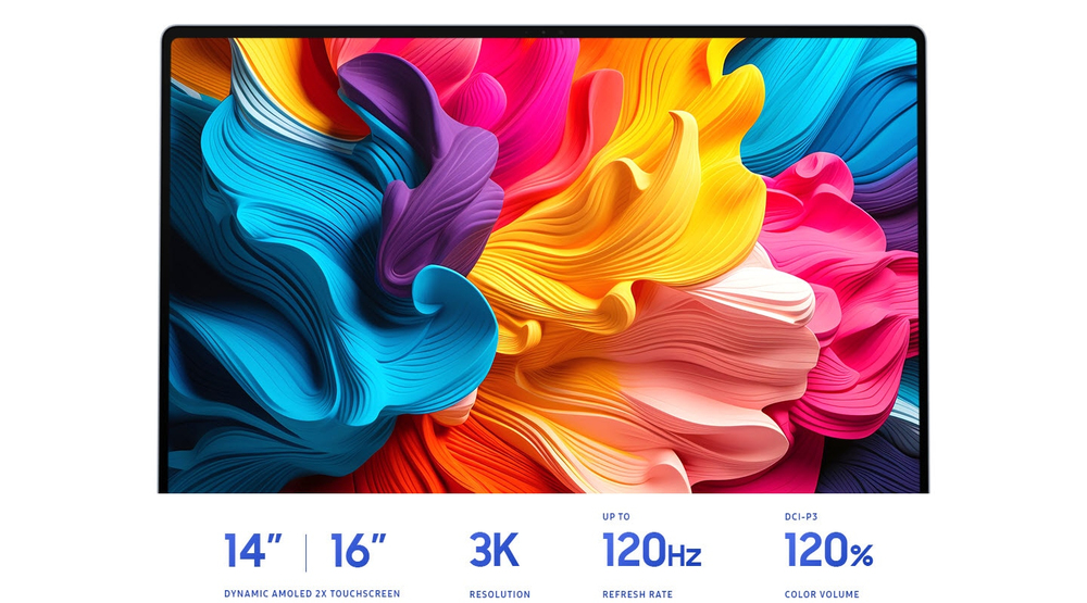 Dynamic AMOLED 2x. Een schitterende weergave van jouw creaties