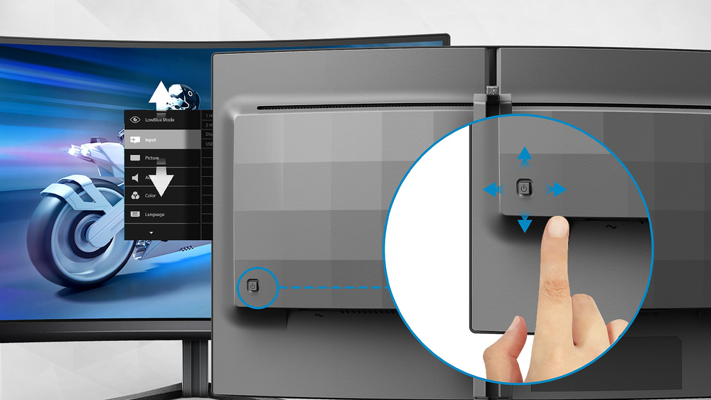 EasySelect-menuschakelaar voor snel toegang tot schermmenu
