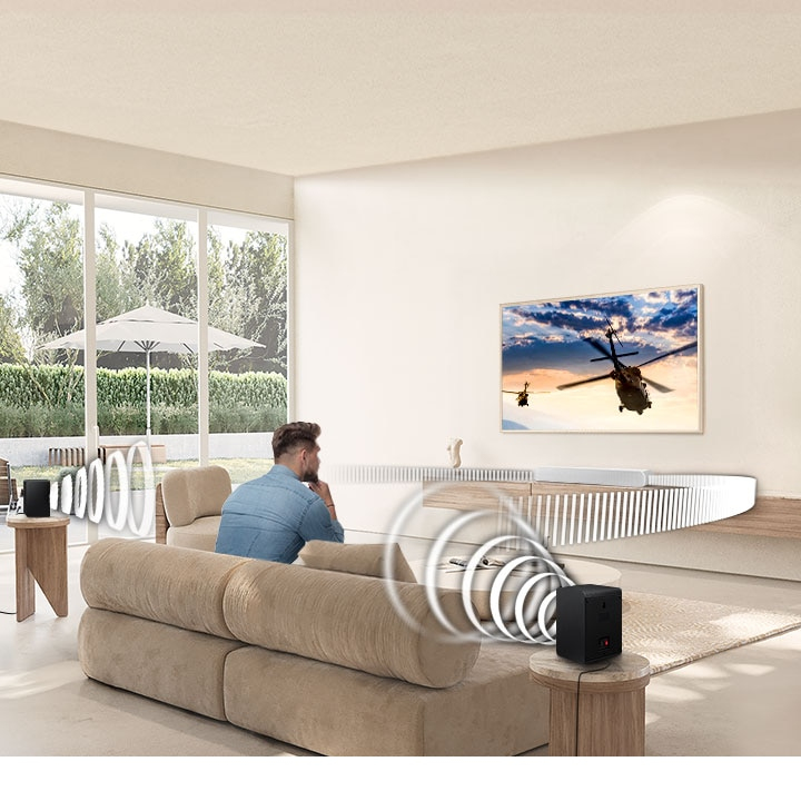 Kabelloser Surround-Sound