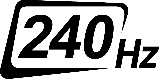 240Hz High Refresh Rate