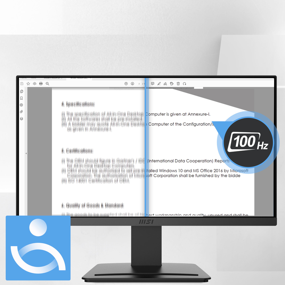 100Hz High Refresh Rate