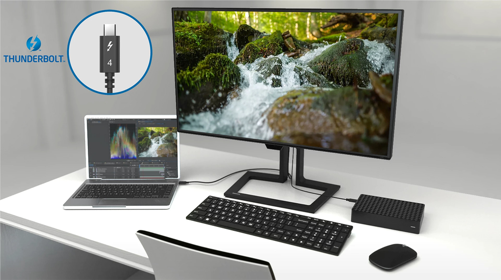 Thunderbolt™ 4 Connection: for lightning-fast connectivity