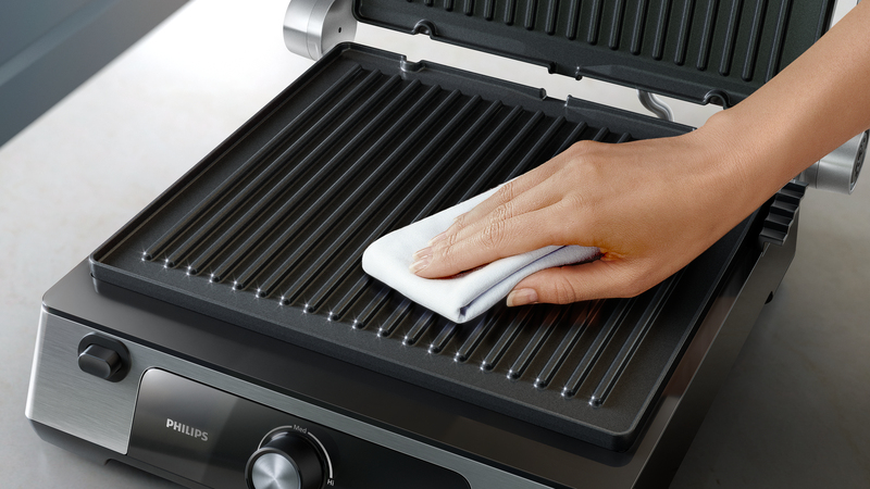 Löstagbara non-stick-plattor för enkel grillning