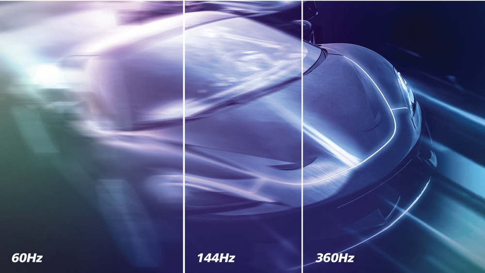 360 Hz refresh rate: for ultra-fast and ultra-clear gaming