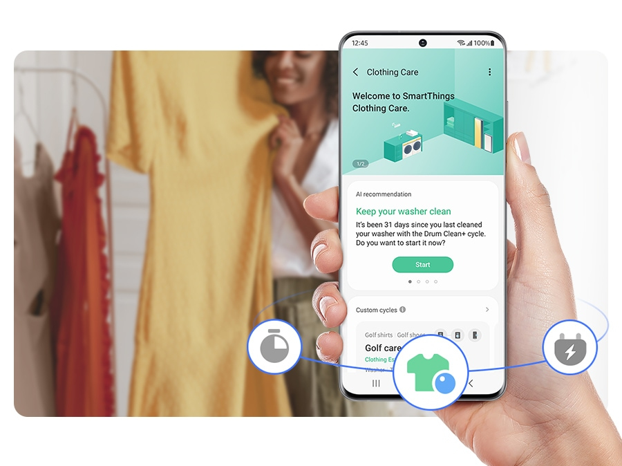 SmartThings Waschratgeber Clothing Care