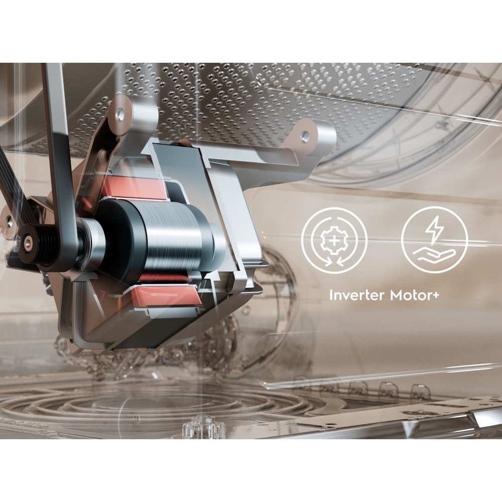 Motore Inverter+ è efficiente e durevole dal punto di vista energetico