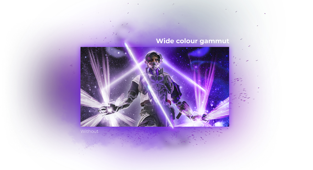 AMPIA GAMMA DI COLORI
