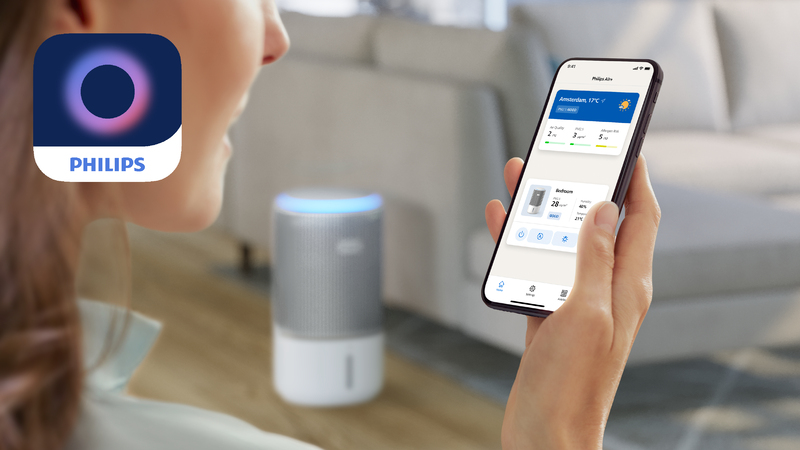 Verbindung mit der Air+ App für mehr Komfort