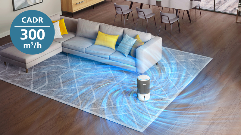 Purificazione accurata di stanze fino a 78°m2