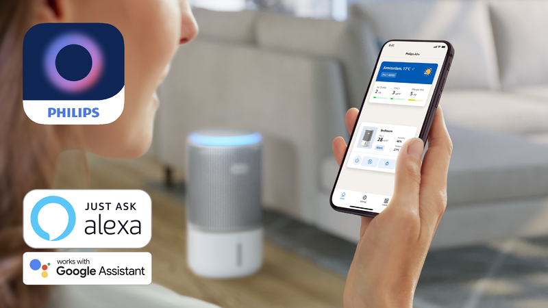 Controlla il purificatore ovunque sei con l'app Philips Air+