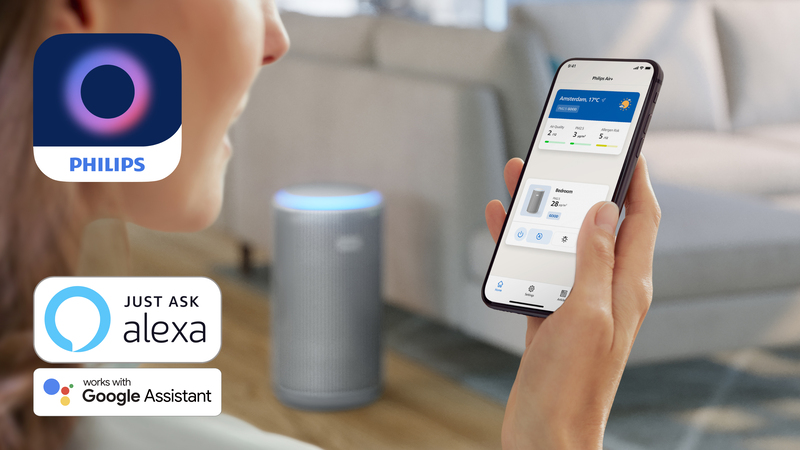 Valdykite valytuvą bet kur naudodami „Philips Air+“ programėlę