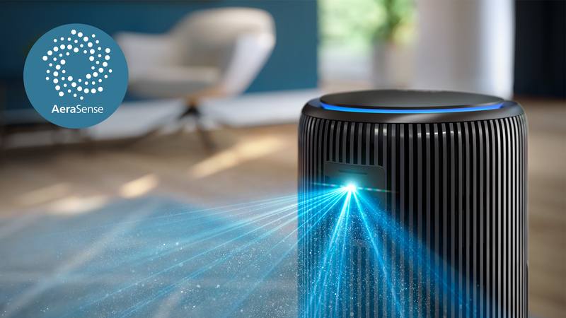 Erkennt und passt sich intelligent an die Luftqualität in Innenräumen an