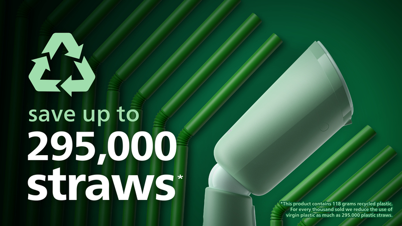 45% plastic is fully recycled: great-looking and planet-kind