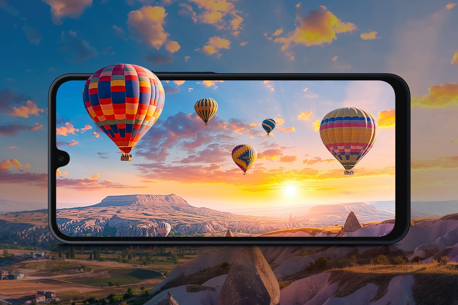Een meeslepende kijkervaring met een levendige 6,7" display