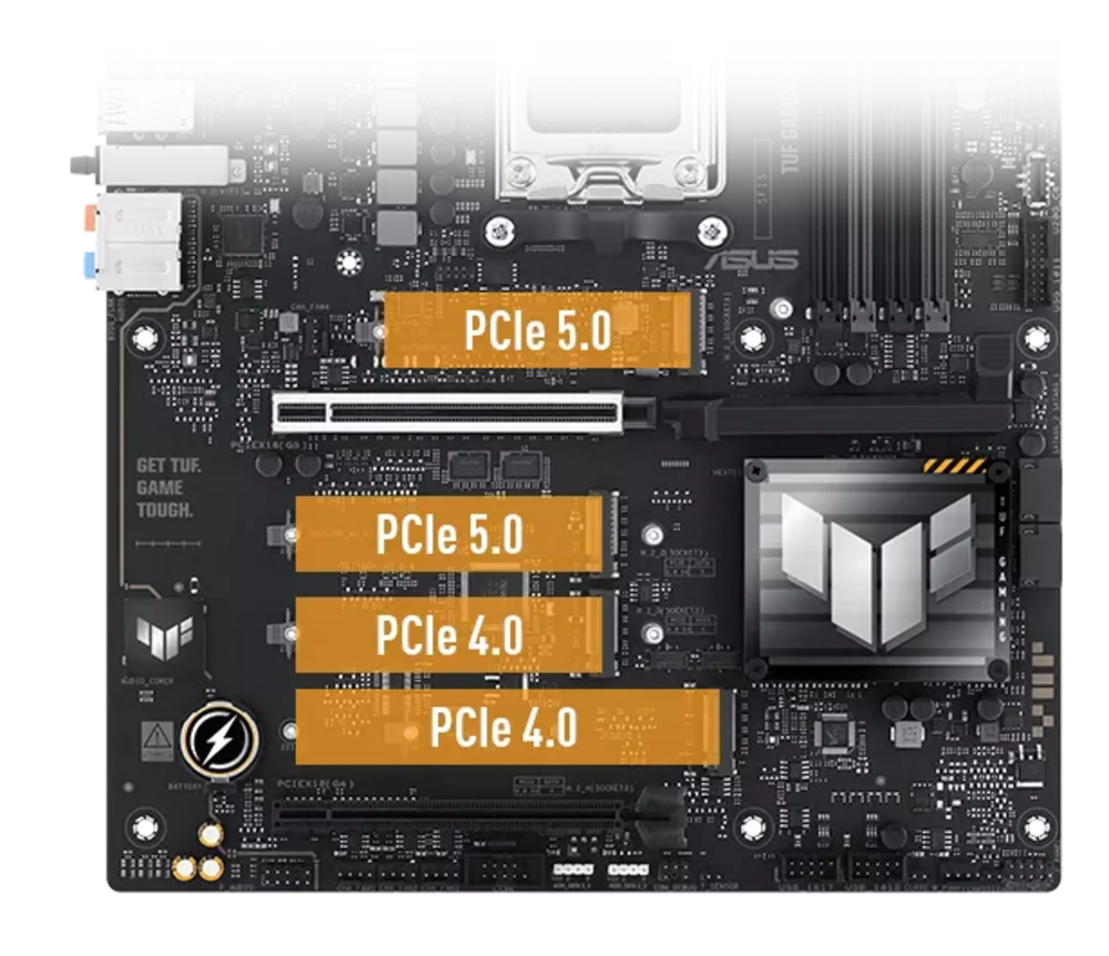 M.2 PCIe 5.0 Unterstützung