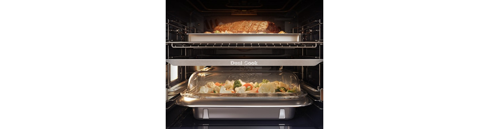 Dual Cook Steam™ mit Dampfgargefäß (Steam Bowl)