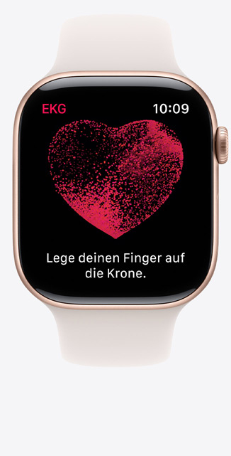 EKG am Hand­gelenk. Immer und überall.