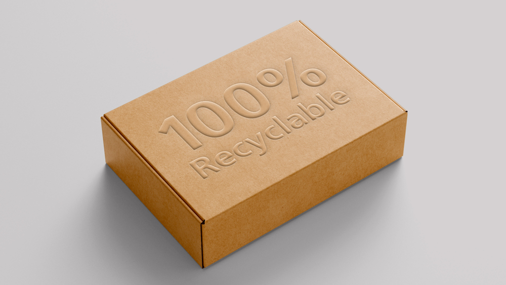 100% recyclable material & FSC certified packaging
