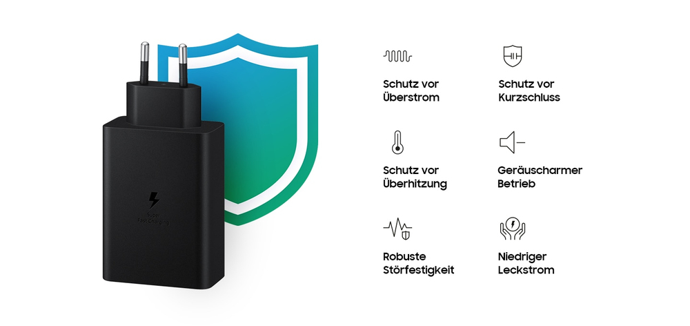 Lade deine Geräte sicher auf