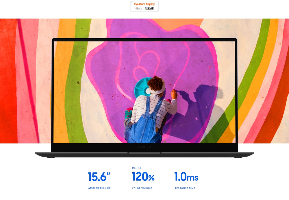 AMOLED display. Full HD, fully immersive view