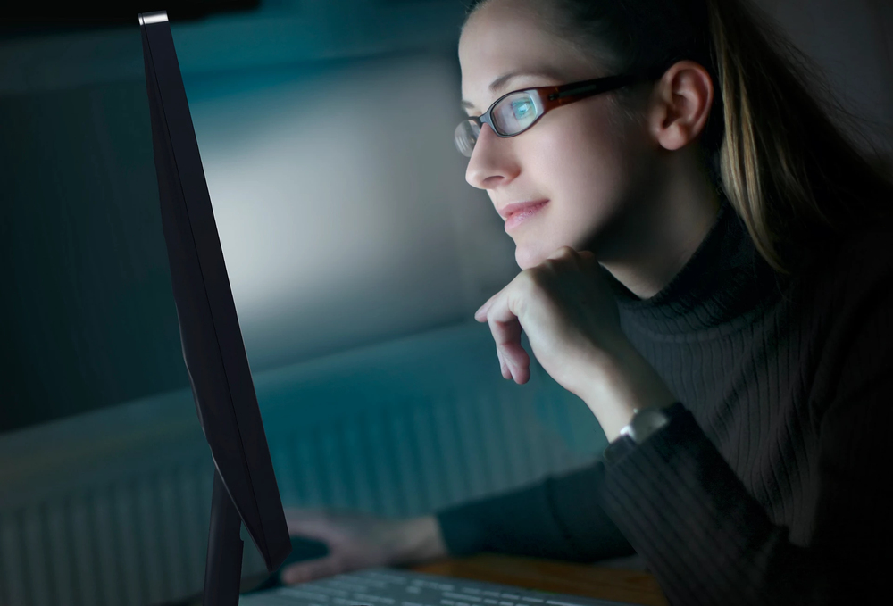 SoftBlue Technology: for comfortable viewing