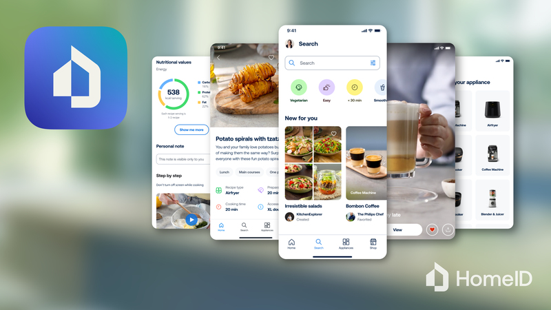 Lahodné recepty vytvořené na míru pro fritézu Airfryer v aplikaci HomeID