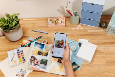 Werden Sie kreativ mit der SELPHY Photo Layout App