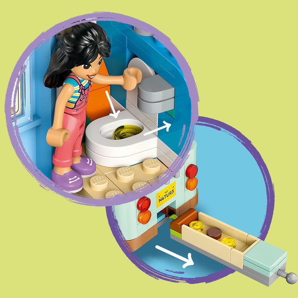Toilette mit „Spülung“