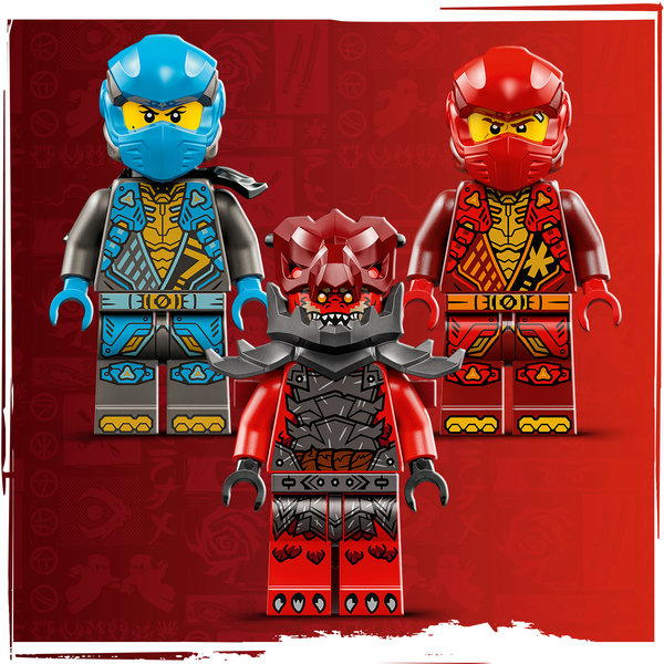 3 NINJAGO® Minifiguren