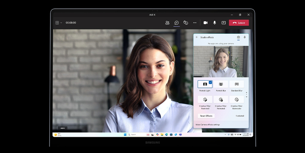 Get spotlight-ready with Windows Studio Effects