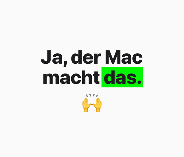 Noch nie einen Mac benutzt?