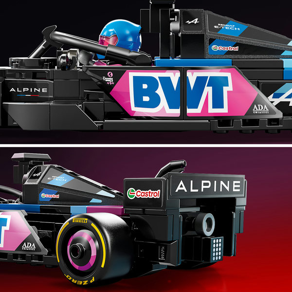 Authentische BWT Alpine F1 Details