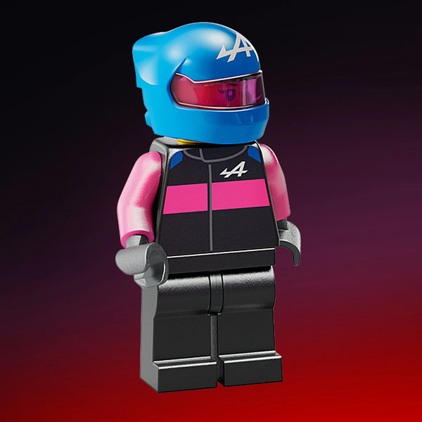 1 Rennfahrer-Minifigur