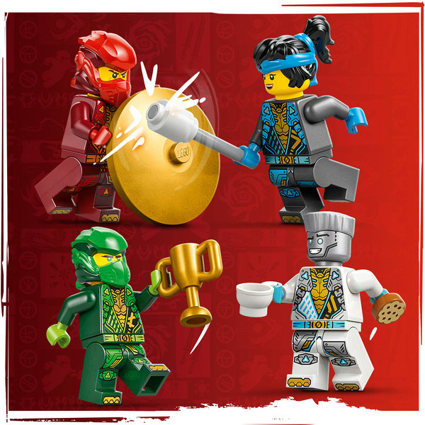 4 NINJAGO® Minifiguren