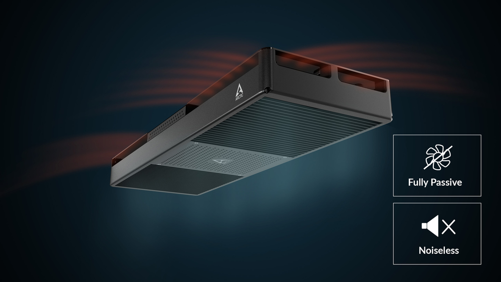 Noise- and Maintenance-free Design Thanks to Innovative Passive Cooling