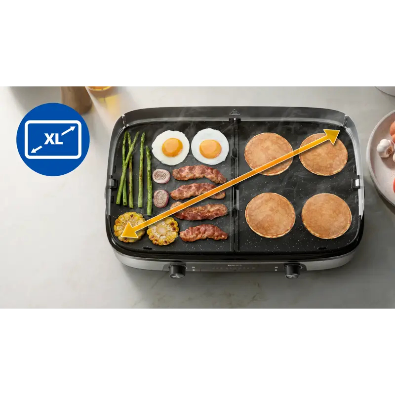Große Grillfläche für die ganze Familie