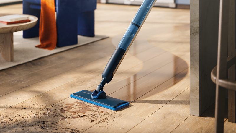 50% schnellere Trocknung vs. Wischmopp dank Philips OneUp Ersatzpads