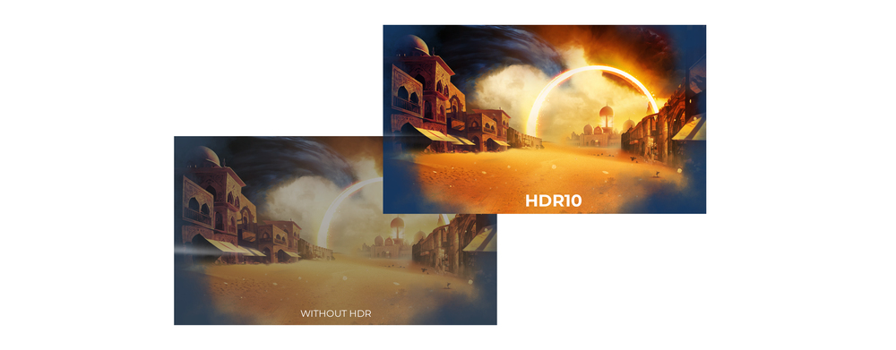 Live the game at its best with HDR10