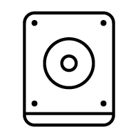 Hard drive storage