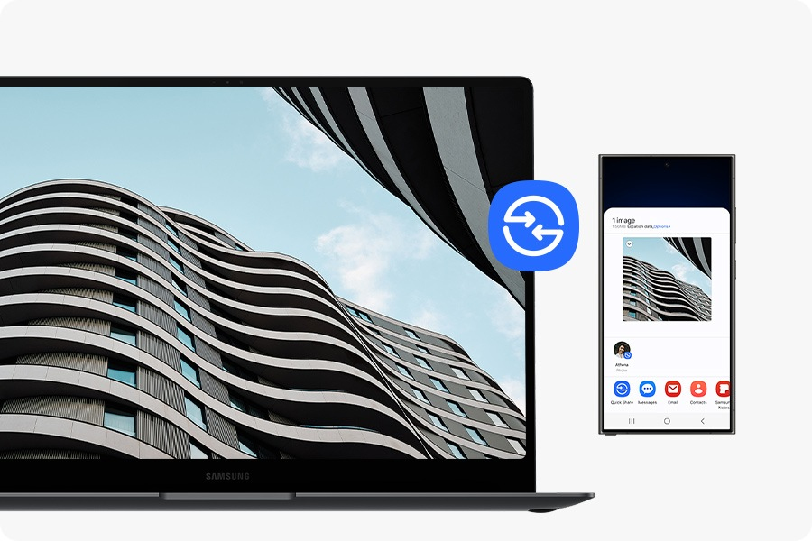 Quick Share. Swift, safe transfers