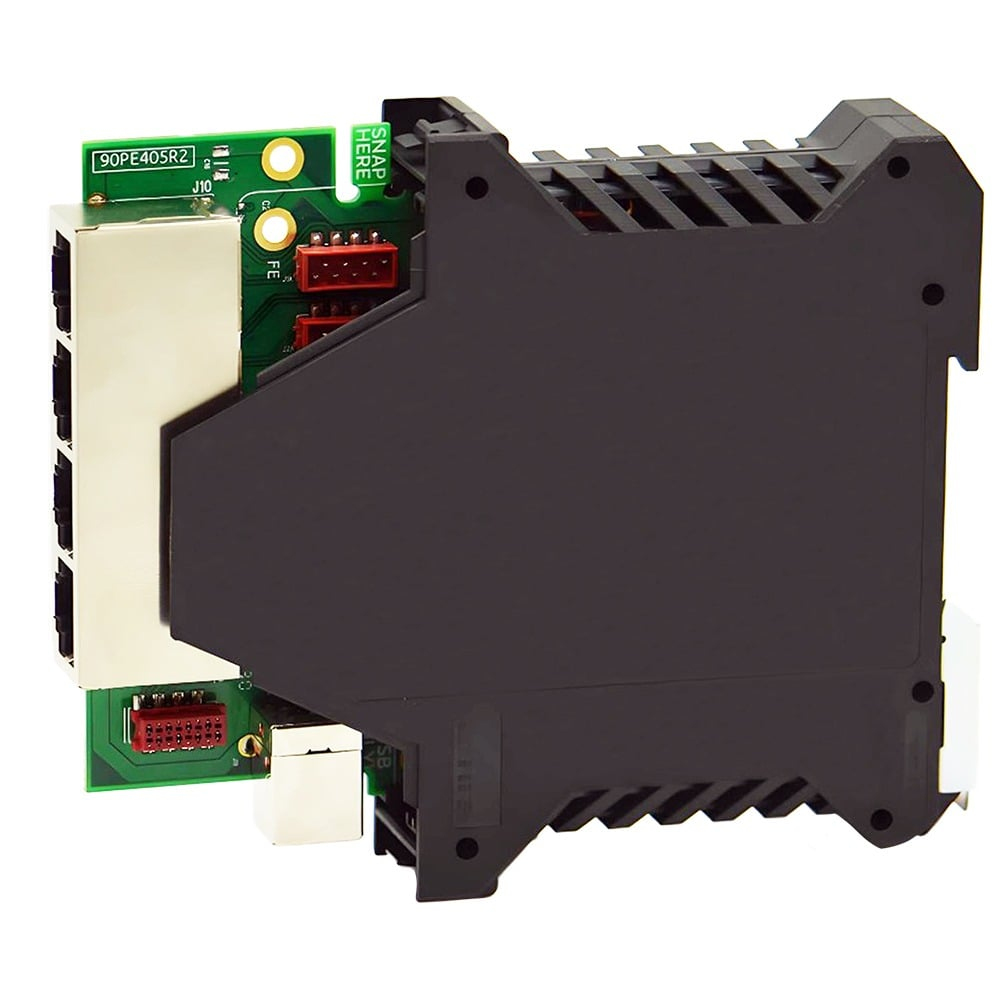Includes a DIN rail-compatible outer case